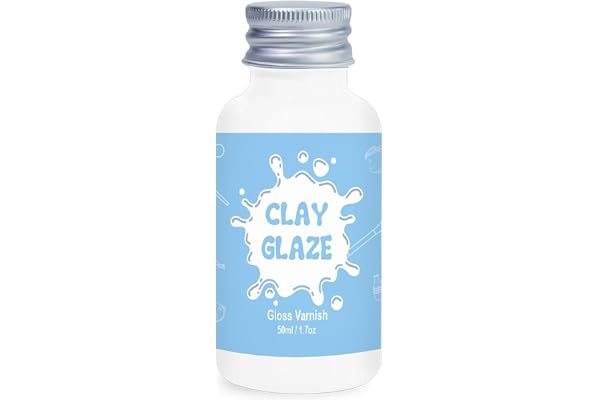 50ml vernis argile autodurcissante, Le vernis argile empêche la fissuration de l'argile, les rayures et les abrasions sur les pots en argile et peut également avoir un effet de glaçage brillant(gloss)