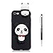 Price comparison product image Grandoin iPhone 8 Case,iPhone 7 Case, [3D Cute Cartoon Pattern Series] Soft 3D Silicone durable TPU Bumper Ultra Slim Fit Shell Cover Case For Apple iPhone 8/7 4.7 Inch (Red Bow Tie Panda)