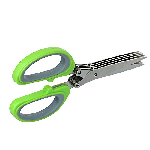 Kitchen Herb Schere, mehrklingen 18/8 Edelstahl Scheren für Küche - 5