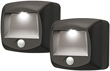 Mr Beams MB522 – Pack of 2 LED Lights for Ladder/Ladders with Motion Detection Indoor/Outdoor a Battery, Brown