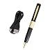 Produktbild Zerone Mini-Kamera-Stift, 32GB HD 1080P Stift-Videorecorder Versteckter Spion-Kamera-Stift-Geschäfts-tragbarer Stift Unterstützung 32GB SD-Karte(Gold)
