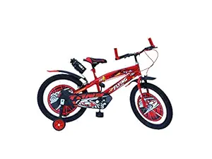 RAW BICYCLES 16T Inch Sports BMX Single Speed Bicycle Cycle for Kids 5 to 8 Years Boys & Girls Tyres with Tubes and Training Side Wheels