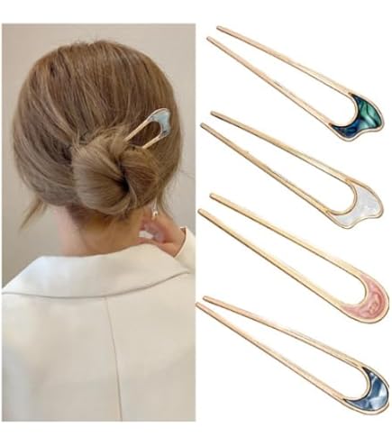 Buy Hand Carved Crescent Moon Hair Fork For Women, Crescent Moon