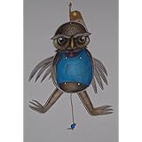 Hampelmann aus Pappe, Original, Kauz, Eule, Mobile, Wanddekoration