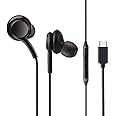 KP TECHNOLOGY Earphones For Xiaomi POCO X7 / POCO X7 Pro, In-Ear Headphones Earbuds with USB Type C interface [Remote & Microphone] Noise Isolating, High Definition Sound (BLACK)