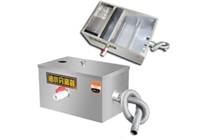 SHIOUCY Separatore grasso in acciaio inox, 35 x 25 x 23 cm