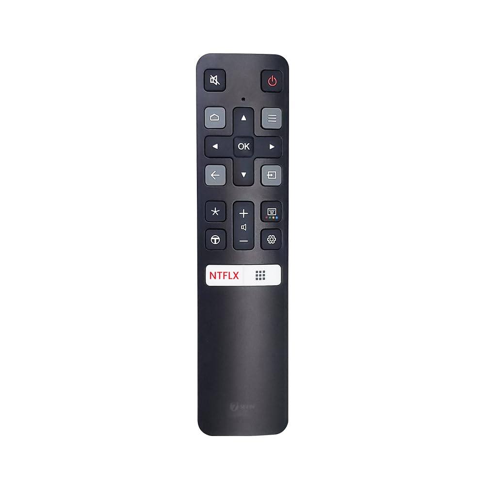 7SEVEN® Compatible with TCL Tv Remote Original RC802V Model Suitable for Any Iffalcon TCL Smart Android 4k FHD UHD QLED Television No Voice Command or Google Assistance Feature