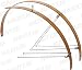 Produktbild CONTEC Schutzblechgarnitur "Flat Fender" Bambus, 32mm breit