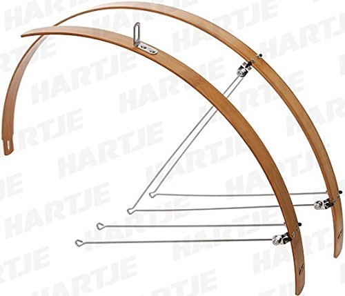 Preisvergleich Produktbild CONTEC Schutzblechgarnitur "Flat Fender" Bambus, 32mm breit