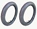 2 x PHIL AND TEDS VIBE 300 x 55 INNER TUBE FOR FRONT & REAR WHEELS BENT/ANGLED VALVE