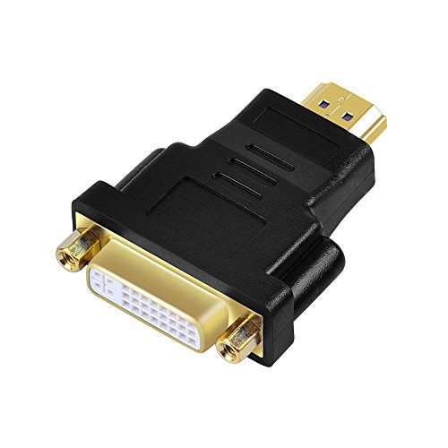 V.TOP HDMI auf DVI Anschluss(1080p, 2-Stück, Vergoldet, Schwarz) - 3