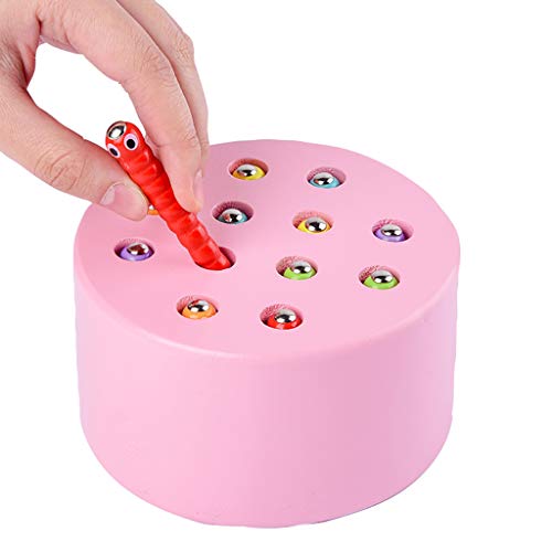 Preisvergleich Produktbild Früherziehung Toys Chshe Wooden Catch Insects Game Magnetspielzeug Entwicklung Von Kindern Hand-Augen-Koordination Lernspielzeug, Früherziehung Toys (A
