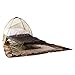 Pyramid Premium Mosquito Net - Pop Up Dome Single Self Supporting Permethrin Treated in Green for Single Bed