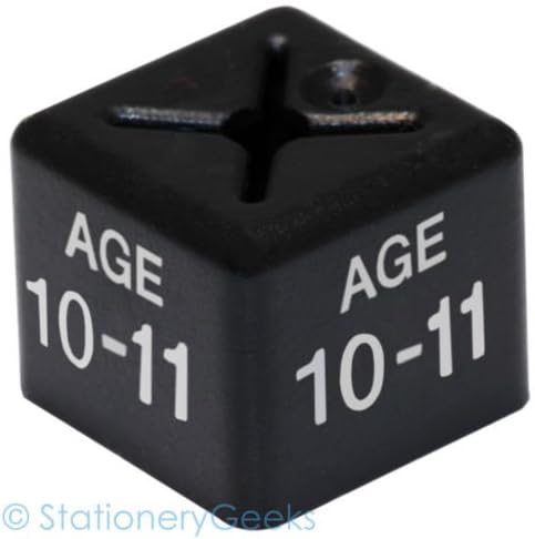 Stationery Geeks 50 Coat Hanger Size Cubes Childrenswear Dual Age 10 - 11 Black