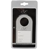 Class Wine A938 - Juego de 30 etiquetas para botellas de vino, color negro y plateado