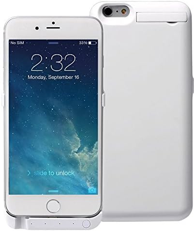 AWORTEK 7000mAh Battery Case for iPhone 6 iphone 6s External Power Pack Charger Case Rechargeable Ivory(FBA)