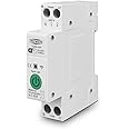 Wifi Tuya Smartlife Intelligent 1-63A Adjustable Circuit breaker 90-300V Smart WiFi Switch Module, Energy Meter DIN Rail Voltage Protection Recover Breaker, Timing Countdown Modes (Wifi Breaker)