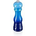 Le Creuset Classic Adjustable Pepper Mill Grinder, Chip-resistant ABS Plastic, Anti-Corrosion, 40g, Azure, 96001900220000