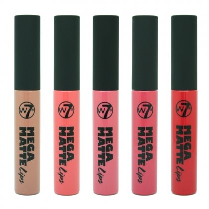 W7 Mega Matte Lips Lipgloss 5 Shades