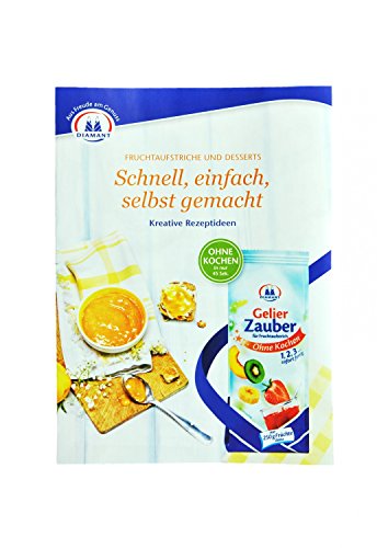 WECK Einweck-Klammern, 24 Stück, aus Edelstahl, rostfrei, Einweck-Zubehör, luftdicht verschließen, einwecken, einkochen, passend für WECK-Rundrandgläser incl. Gelierzauber Rezeptheft von Diamantzucker - 3