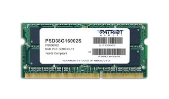 Patriot PSD38G16002S Signature Abeitsspeicher 8GB (1600MHz, CL11) DDR3 SO-DIMM