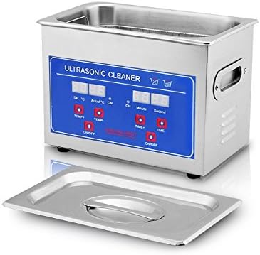 Jakan Ultrasonic Jewelry Cleaner Professional Quality Cleaner for Jewelry, Watches, Gold, Platinum, Diamonds, Eyeglasses, Sunglasses, Dentures, Coins, Metal Parts, Gun Parts, Gears - 0.6L Tank