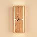 Produktbild Lithx Einfache moderne Holzuhr LED Tischlampe Creative Schlafzimmer Nachttisch Licht Licht Wohnzimmer Cafe Bekleidung Dtore Dekoration Wand Lampe Studie Lagerraum Schreibtisch Lampe Licht