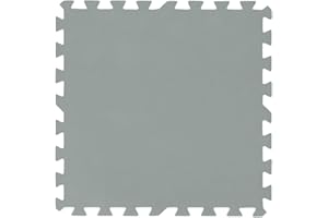 Bestway Pool-Bodenschutzfliesen Set 9 Stück á 50 x 50 cm, grau