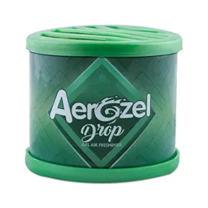 Aerozel Drop Car Gel - A Whiff Of Mild Woody Fragrance | Car Perfume | Room Freshener - (100g) (Pack of 1)