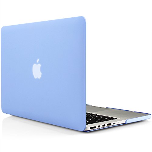 iDOO MacBook Schutzhülle / Hard Case Cover Laptop Hülle [Für MacBook Pro 13 Zoll Retina – ohne CD-Laufwerk: A1425/A1502] - matt, Babyblau/Blaue Gelassenheit