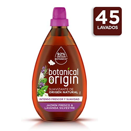 Botanical Origin Suavizante para Ropa, Fragancia Jazmín y Lavanda Silvestre - 45 Lavados