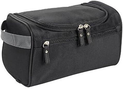 Yrlehoo Portable Makeup cosmeticbag cosmetic washbag Toiletry Bags toiletbag Cosmetic Bags travel bag with Hook Organizer, black I(size:25x15x14 cm)
