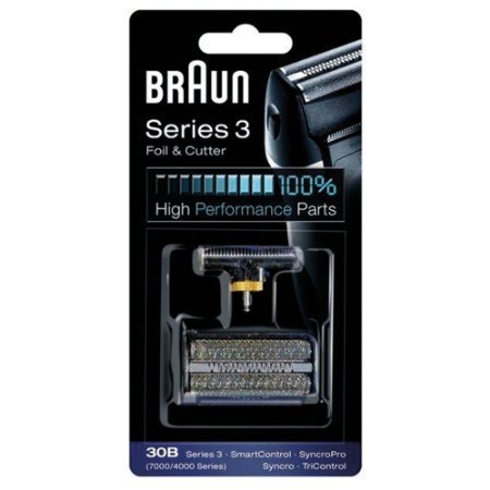 BRAUN 30B 7000 Series 4000 Series Mens Shaver Foil + Cutter Set Head Replacement
