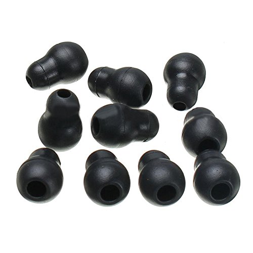 10 Stück, Schwarz Silikon weichen Ohrstöpsel für Littmann Stethoskop - 3