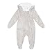 J By Jasper Conran Kids Baby Boys' Grey Fleece Pramsuit 3-6 Months