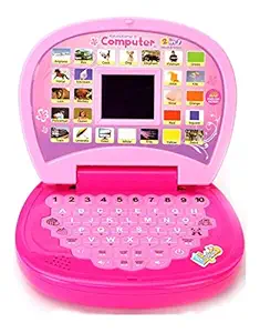 EPIC CRAFT Educational & Learning Laptop Machine Toys for Kids Learn Vocabulary , ABCD Letter Birthday Gift Toy Educational Learning Kids Laptop, Led Display, with Music