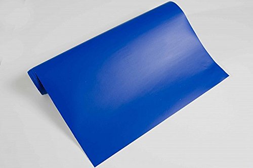 3,4€/m² Plotterfolie 08 MATT - BRILLIANTBLAU - 30 x 106 cm Deko Folie Klebe Folie Möbelfolie Wandtattoo Folie selbstklebend