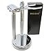 WEISHI Safety Razor Shaving Set - Includes WEISHI Deluxe Chrome Razor and Brush Stand & WEISHI Chrome Long Handle Version HEAVY WEIGHT Butterfly Open Double Edge Safety Razor.