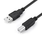 PrimeX PX-Y15 1.5 Metre Siyah USB Yazıcı Kablosu, USB-A to USB-B Printer Kablo, Yazıcı Tarayıcı Fotokopi Cihazı Bağlantı Kabl