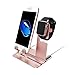 Price comparison product image Apple Watch Stand,Teepao 2 in 1 Desktop Tablet Stand and Smart Watch Charging Stand Holder With Adjustable Basement For IPhone 6 6s 7 8 Plus X iWatch Series 1 2 3 iPad Tablet