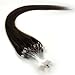 Loop Micro Ring Remy Human Hair EXTENSION fashion Colors 4# Chestnust Brown,50g,100S 18"