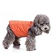 Produktbild OHQ Warmer Hunde Haustier Mantel Jacke Reversible Wearing Kälte-Wetter-Kleidung Leichte Fleece-Kleidung Gepolsterter Puffer-Pullover mit Reflektierendem Streifen für Kleine mittelgroße Hunde