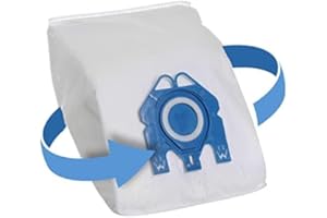 Qualtex Vacuum Hoover Cleaner Dust Bags Compatible with Miele GN S2110, S2111, S300I, S400, S400I, S5000, S600 and S800 Pack of 10