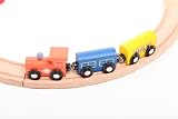 point-kids Holzeisenbahn Set 49 Teile, Zug komplett Set Holz - 6