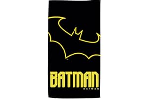 ARDITEX, Toalla de Playa Batman, Toalla Niño de Microfibra, Grande, para Piscina, Tumbona, Baño, Ducha, 100% Poliéster, 170 x 90 Centímetros, 240 gsm