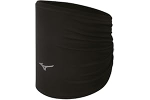 Mizuno Mens Warmalite Tri Neck Warmer Black One Size