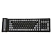 Produktbild Sharplace Faltbare Flexibel Tastatur Silikon-Keyboard Wireless Bluetooth 2.4Ghz - Schwarz