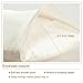 THXSILK 19mm Mulberry Silk Pillowcase for Baby Toddler Child Travel 30x40cm, Creamy White