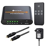 Unterstützt 3 Audio-Formate:der Switcher unterstützt LPCM2.0, DTS und Dolby-AC3, genießen Sie verschiedene schöne Stimmen