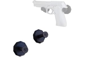Flexonix Magnetischer Pistolenhalter für Kurzwaffen – Starker Waffenmagnet für Waffenschrank & Tresor – Universal Halterung für Pistolen – Sicher, platzsparend, Made in Germany – 2-teiliges Set